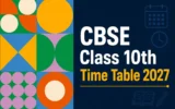 CBSE 10th Date Sheet 2027 Download Pdf