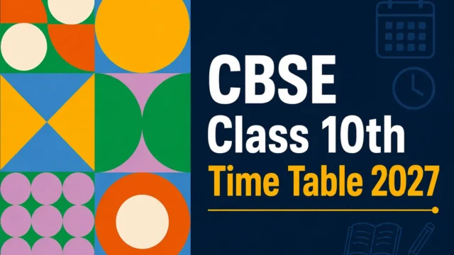 CBSE 10th Date Sheet 2027 Download Pdf