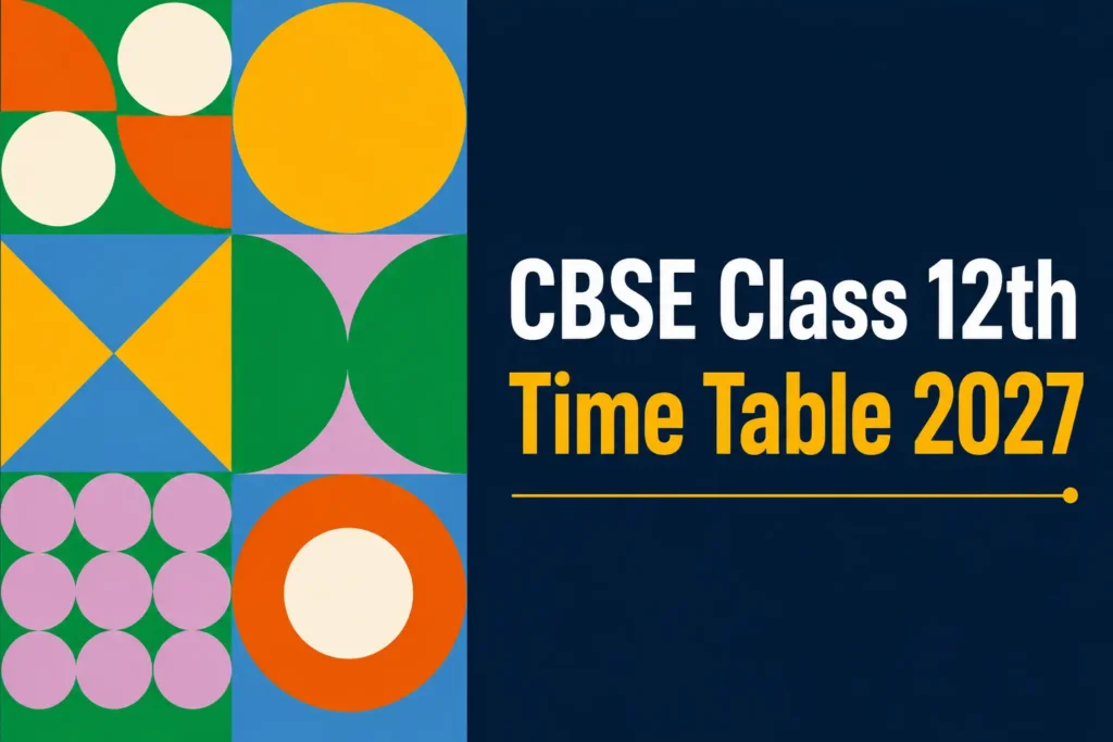 CBSE 12th Date sheet 2027 Download Pdf